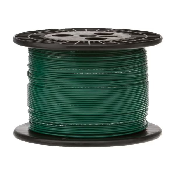 16 AWG Gauge TXL Automotive Stranded Hook Up Wire, 1000 ft Length, Green, 0.088
